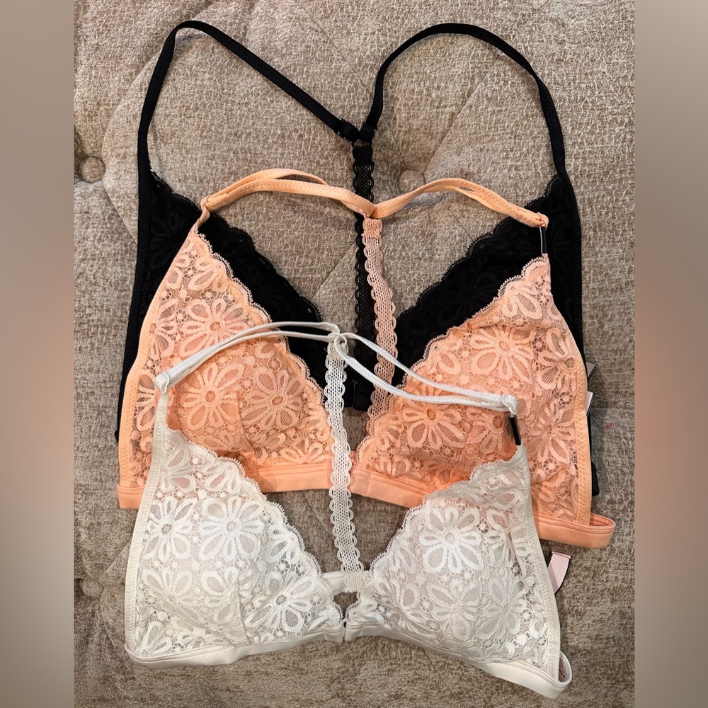 Victoria’s Secret Bralettes (bundle of 3-sold together)